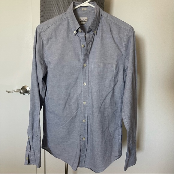 J. Crew Plaid Slim Fit Long Sleeve Mens Shirt